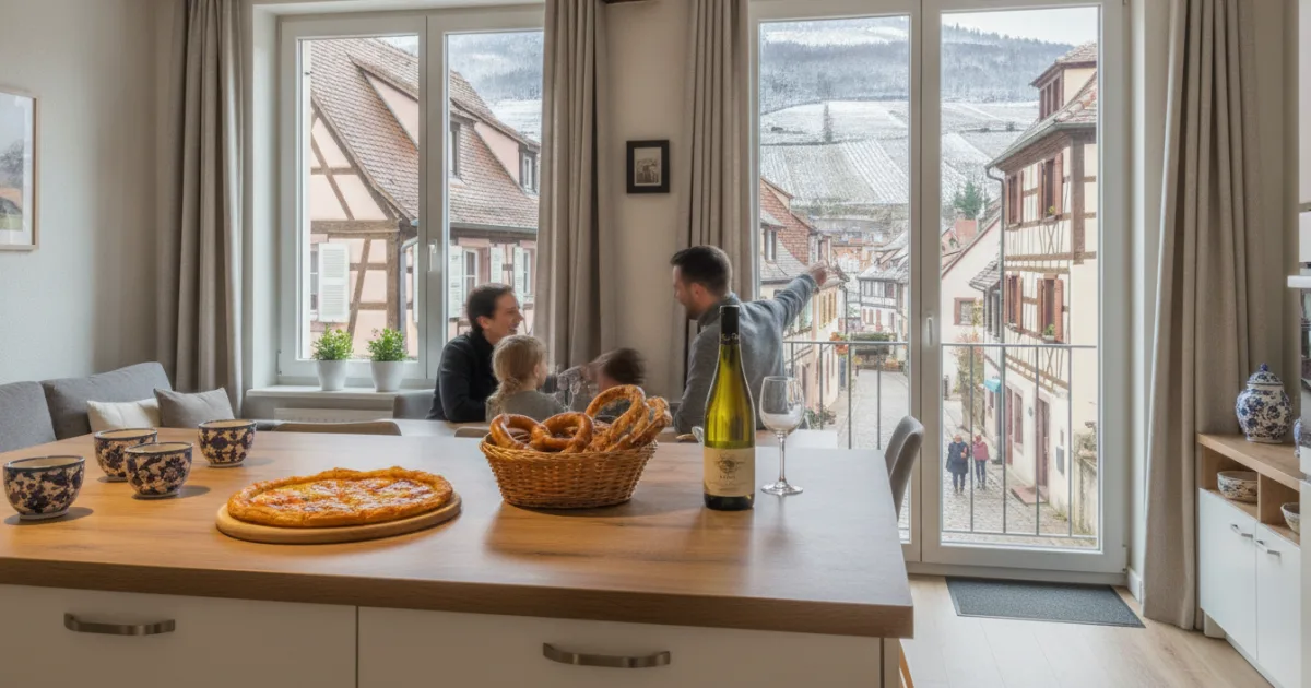 Séjours en famille à Guebwiller : Appartements avec cuisine